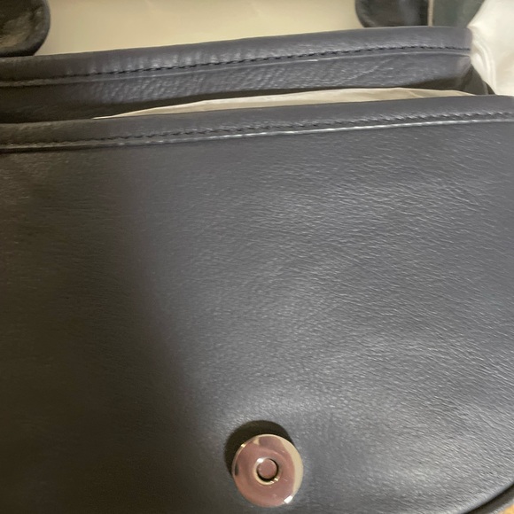 NWT. Lacoste Women's Court Line Contrast Piping Small Hobo Bag - Picture 6 of 13